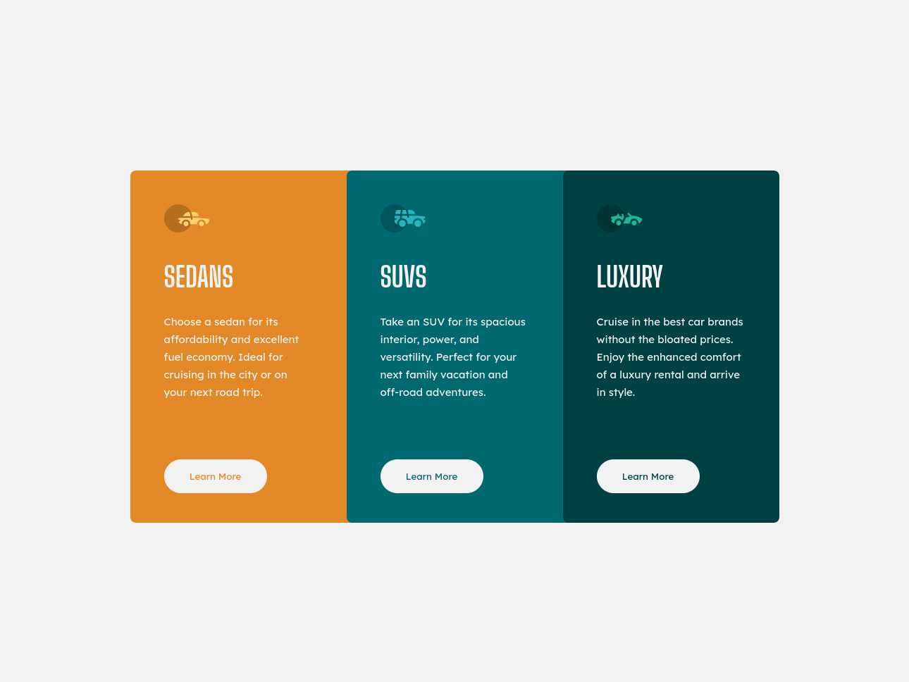3 column responsive component